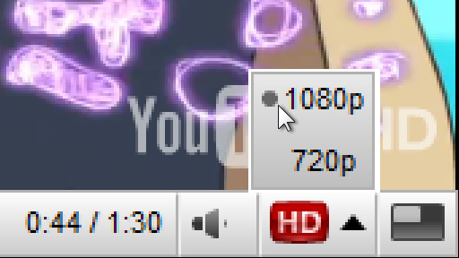 YouTube 1080p