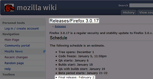 Mozilla Wiki